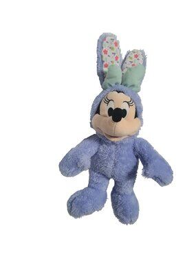Disney Minnie Mouse Easter Bunny Plush Purple Rabbit Stuffed Animal Toy 2020